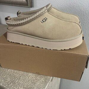 🌸UGG Tazz Mustard Seed Platform Slippers